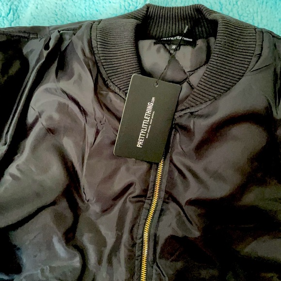 ✨PLT Long Bomber Jacket✨ - Picture 3 of 4